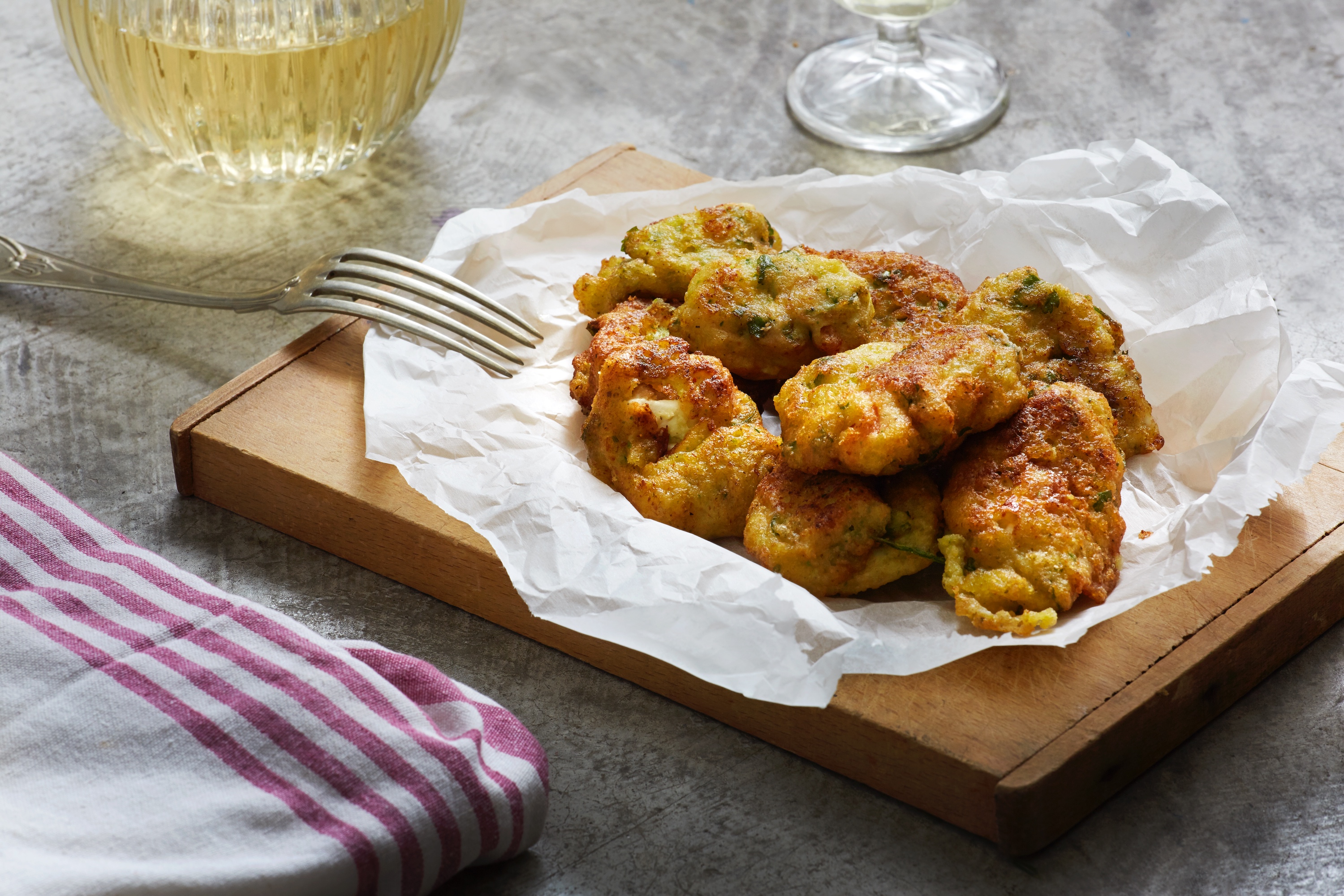 Zucchini Balls With Feta Cheese