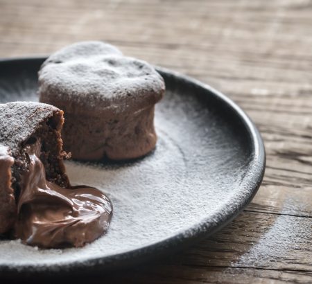 Chocolate lava muffins